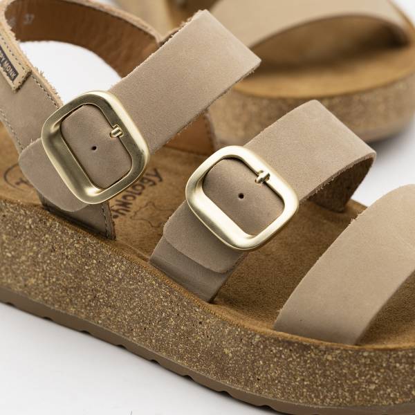 Gomera-003 Piel Nobuck Taupe