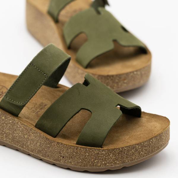 Gomera-004 Piel Nobuck Oliva 2