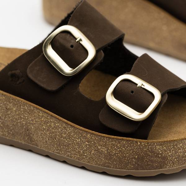 Gomera-002 Piel Nobuck Marrón