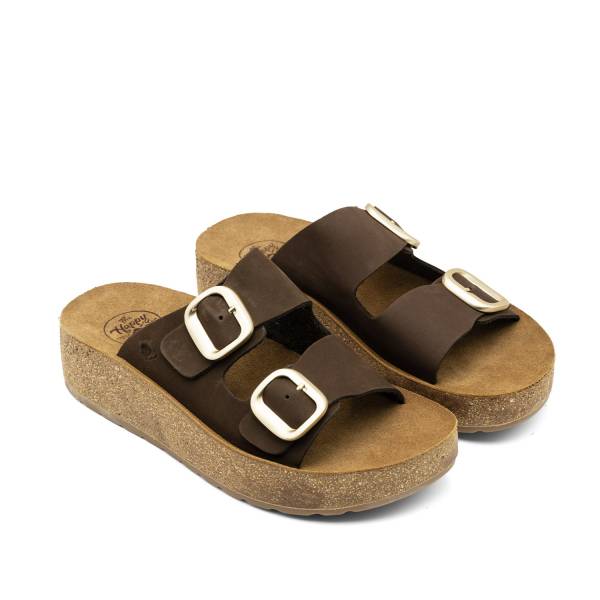 Gomera-002 Piel Nobuck Marrón