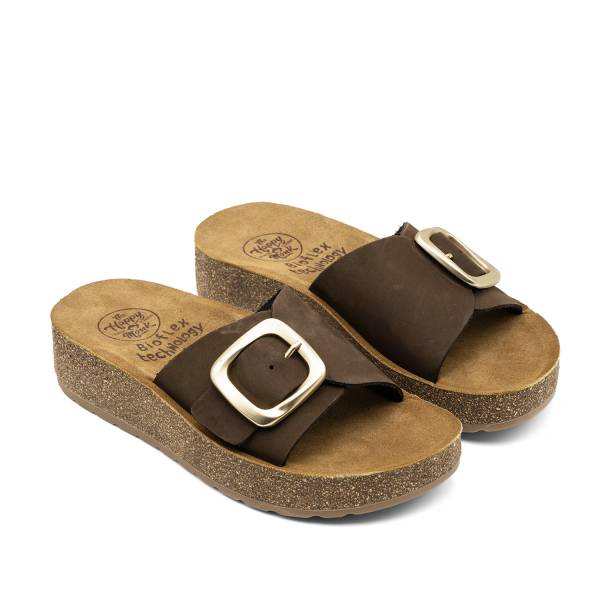 Gomera-001 Piel Nobuck Marrón