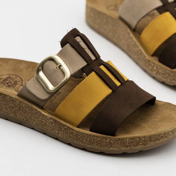 Formentera-004 Piel Nobuck Multi Mostaza