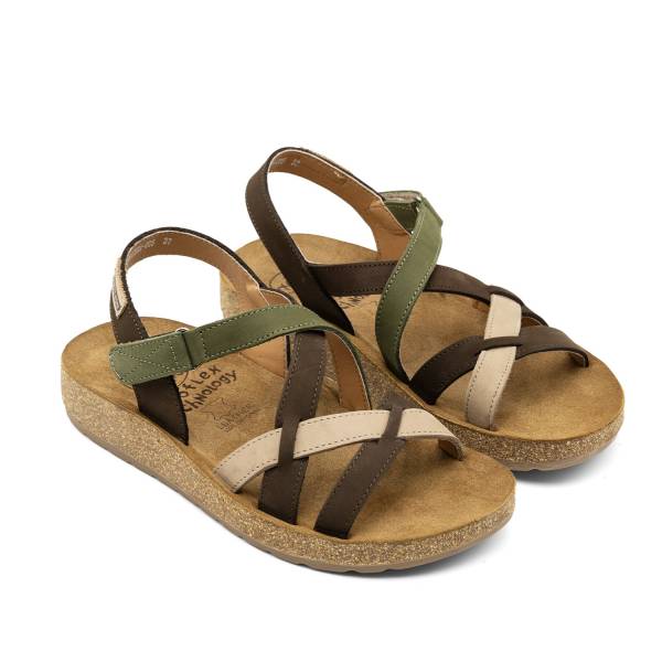 Formentera-005 Piel Nobuck Multi Oliva