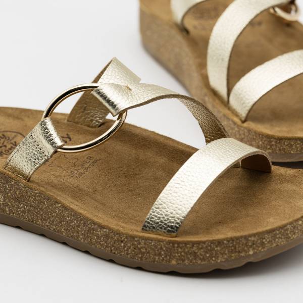 Formentera-007 Piel Metal Platino