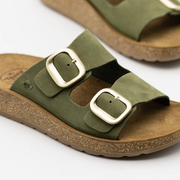 Formentera-002 Piel Nobuck Oliva