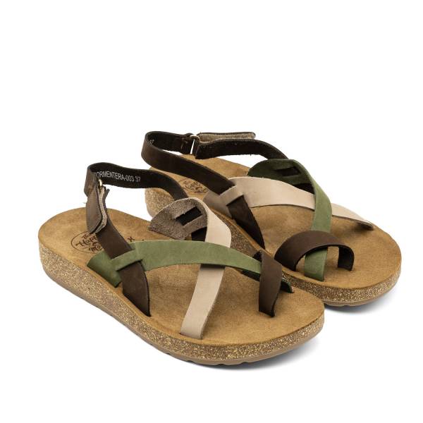 Formentera-003 Piel Nobuck Multi Oliva