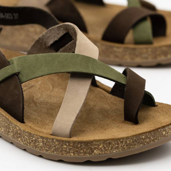 Formentera-003 Piel Nobuck Multi Oliva