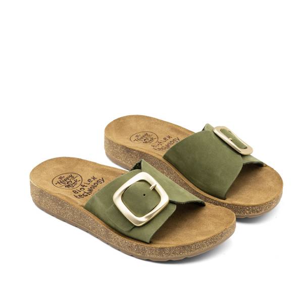 Formentera-001 Piel Nobuck Oliva