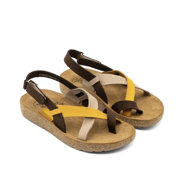 Formentera-003 Piel Nobuck Multi Mostaza