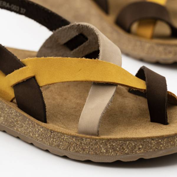 Formentera-003 Piel Nobuck Multi Mostaza