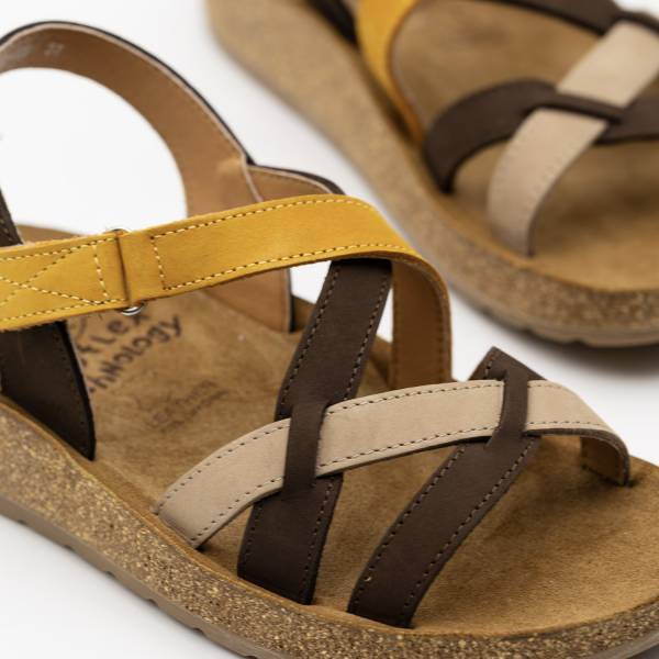 Formentera-005 Piel Nobuck Multi Mostaza