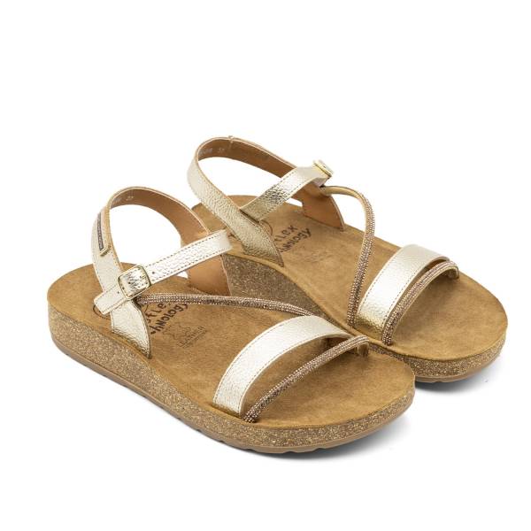 Formentera-009 Piel Metal Platino