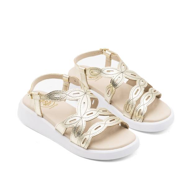 Costa-002 Piel Metal Platino