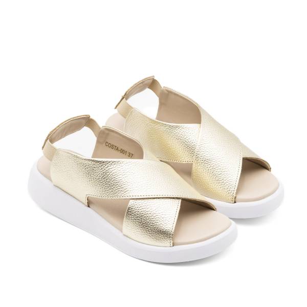 Costa-001 Piel Metal Platino