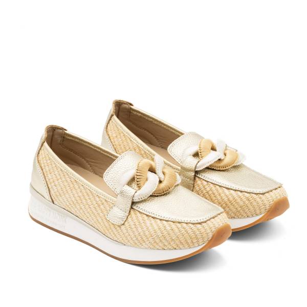 Vanity-011 Piel Rafia Platino