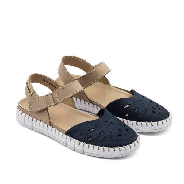 Creta-018 Piel Nobuck Multi Navy