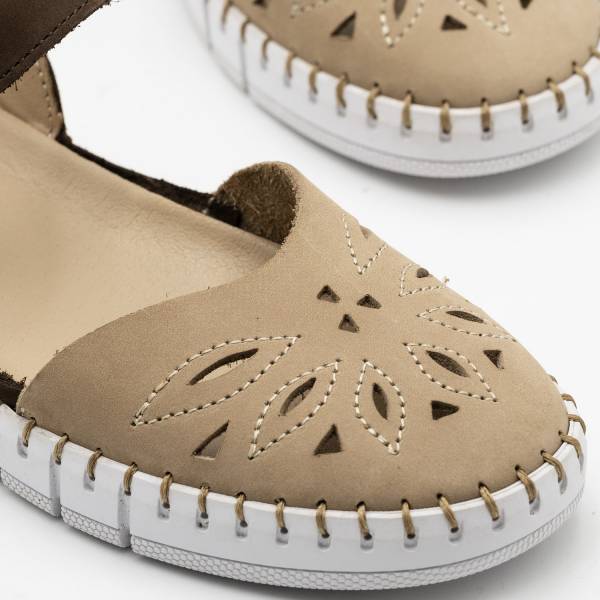 Creta-018 Piel Nobuck Multi Taupe