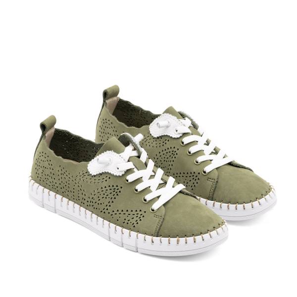 Creta-027 Piel Nobuck Oliva 2