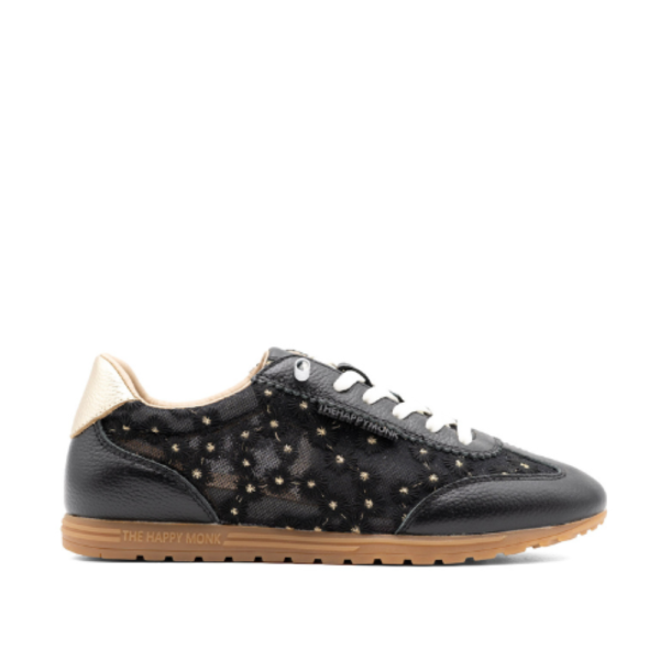 Hawaian-003 | Sneaker de piel con bordado floral