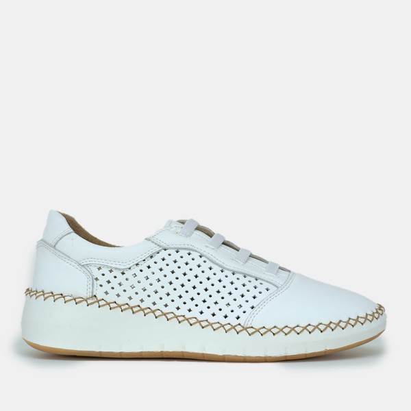 Travel-002 | Sneaker de piel con planta cosida a mano y Memory Gel