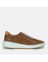 Travel-001 | Sneaker de piel con planta cosida a mano y Memory Gel
