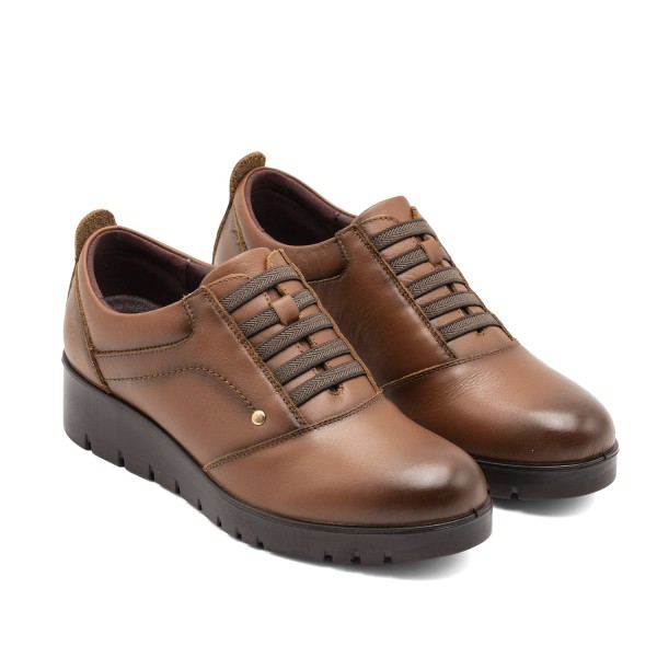 Carmina-009 | Zapato de piel con plantilla Memory Gel