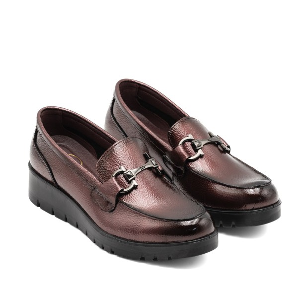 Carmina-019 | Zapato de piel charol con plantilla Memory Gel