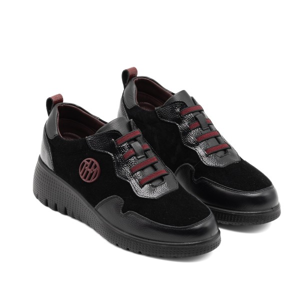 Granada-003 | Zapato confort con ajuste de cordones elásticos 2