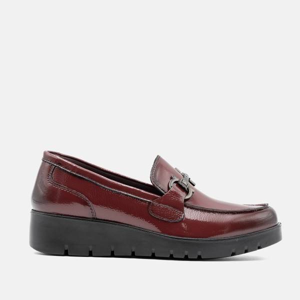 Carmina-019 | Zapato de piel charol con plantilla Memory Gel