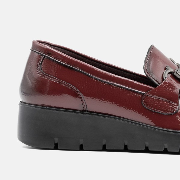 Carmina-019 | Zapato de piel charol con plantilla Memory Gel