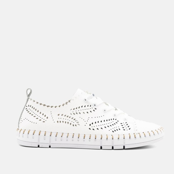 Creta-014 | Sneaker de piel cómoda y flexible con Memory Gel