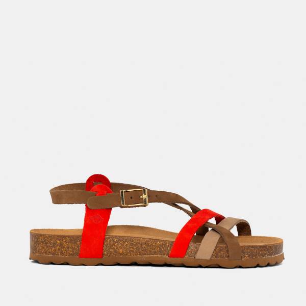 Pompeya-002 Nobuck Multi Coral