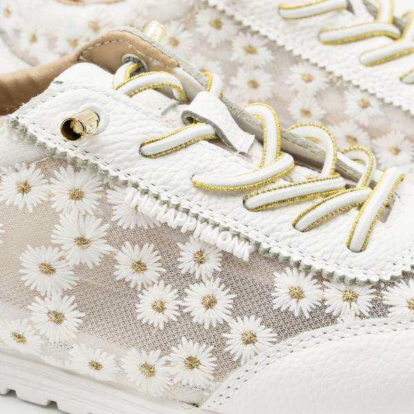 Hawaian-003 Piel Flores Blanco