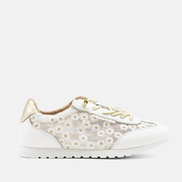 Hawaian-003 Piel Flores Blanco