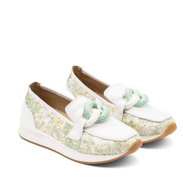 Vanity-011 Piel Flores Verde