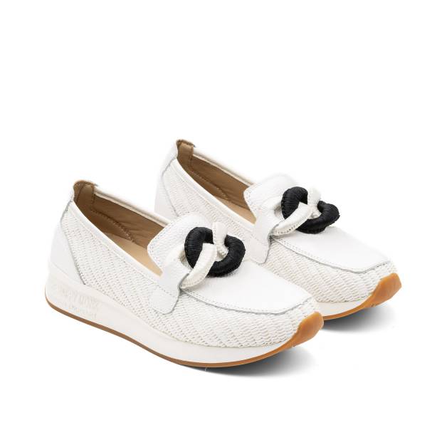 Vanity-011 Piel Rafia Blanco