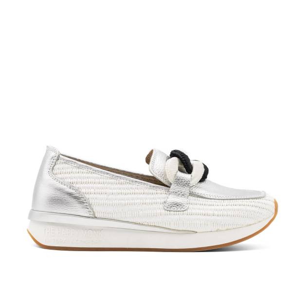 Vanity-011 Piel Rafia Plata